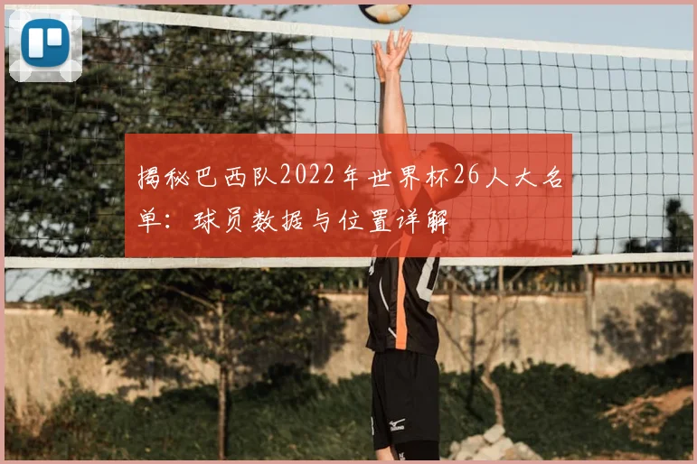 揭秘巴西队2022年世界杯26人大名单：球员数据与位置详解